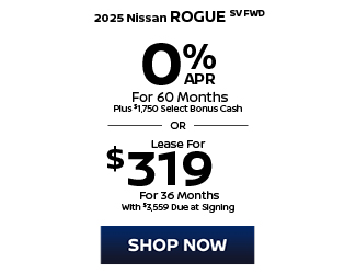 2025 Nissan Rogue offer