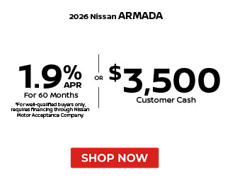 2026 Nissan Armada Offer