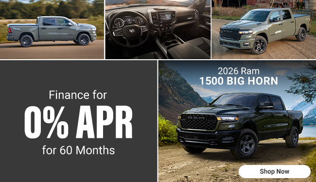 2026 Ram 1500 Big Horn Laredo 4x4 offer
