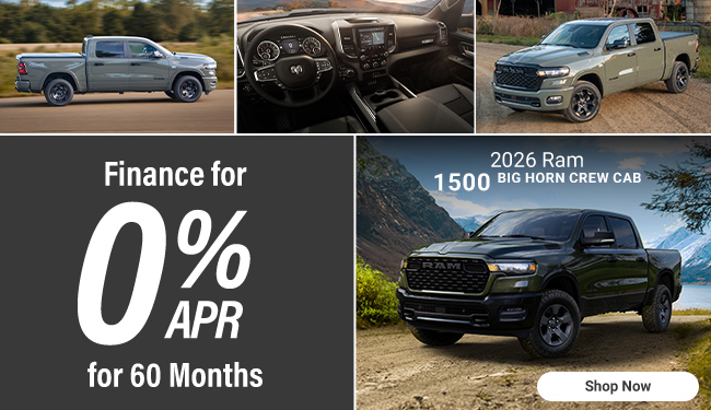 2026 Ram 1500 Big Horn Laredo 4x4 offer