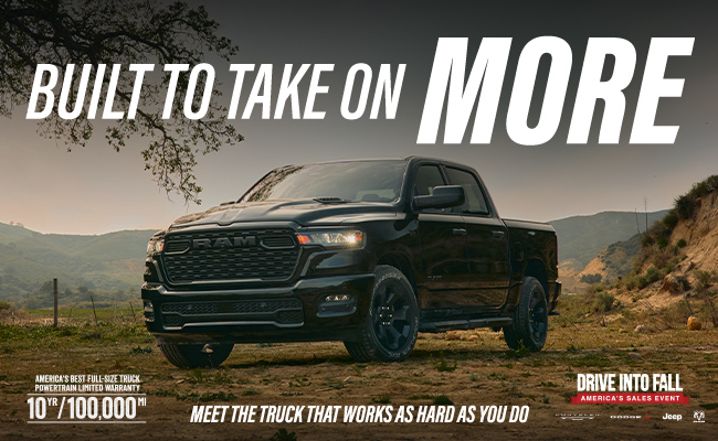 Built to take on more - Meet the truck that works as hard as you do
							