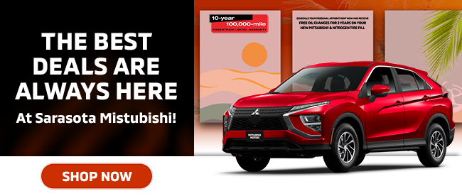 the best deals are always here at Sarasota Mitsubishi