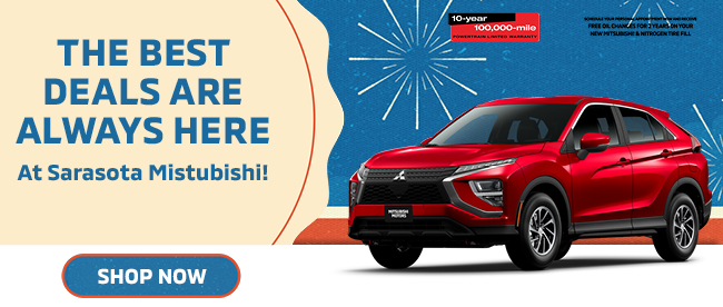 the best deals are always here at Sarasota Mitsubishi