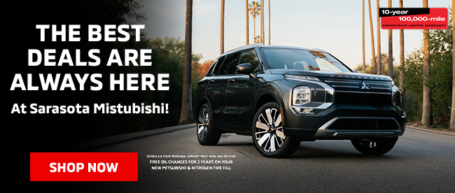 the best deals are always here at Sarasota Mitsubishi