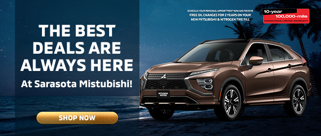 the best deals are always here at Sarasota Mitsubishi