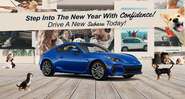 Step into the new year with confidence! Drive a new subaru today!