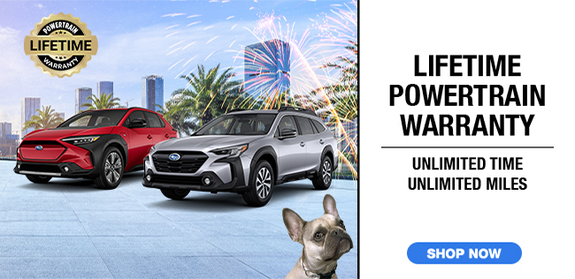 Lifetime powertrain warranty