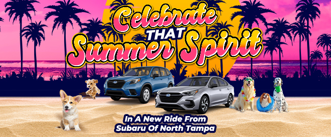 Celebrate that Summer Spirit - In a nre ride from Subaru of North Tampa