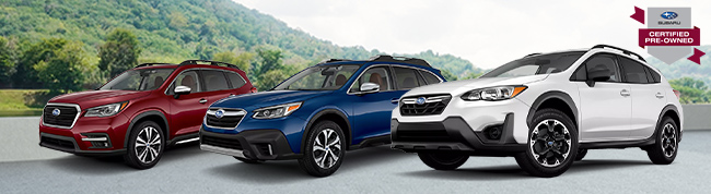 Shop Our Certified Pre-Owned Subaru Models