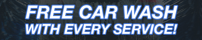 Free Car Wash with every service