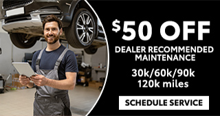 $50 Off Dealer recommended maintenance