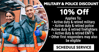 Military and Police Discount 10% Off