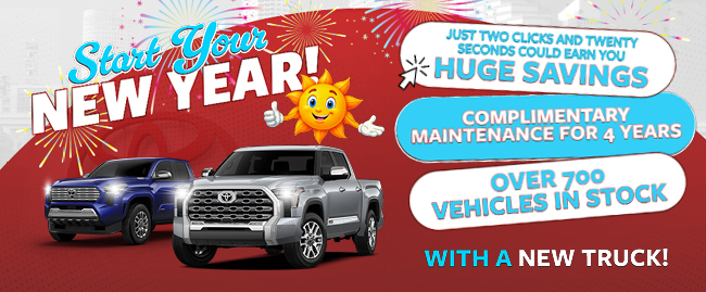 start a new year with a new truck