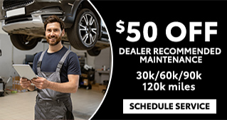 $50 Off Dealer recommended maintenance