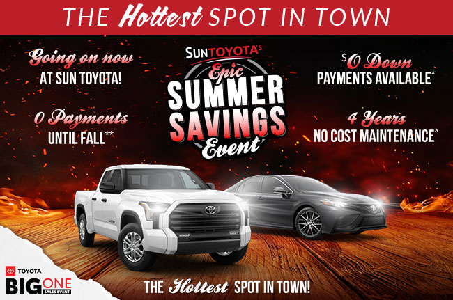 Hottest spot in town at Sun Toyota Epic Summer Savings Event