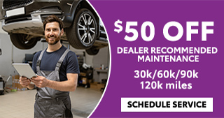 $50 Off Dealer recommended maintenance