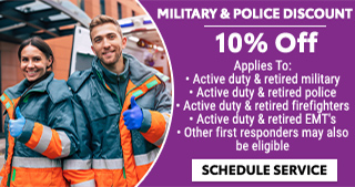 Military and Police Discount 10% Off