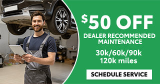 $50 Off Dealer recommended maintenance