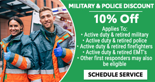 Military and Police Discount 10% Off