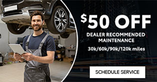 $50 Off Dealer recommended maintenance