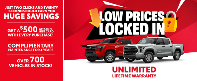 locked in lowered prices