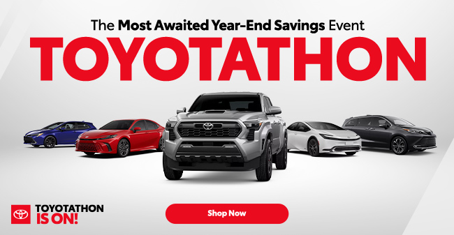 The most awaited year-end savings event Toyotathon