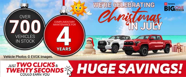 We are celebrating Christmas in July