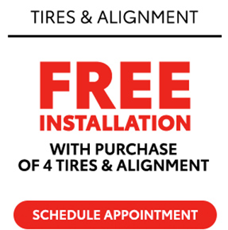 Tires and alignment offer