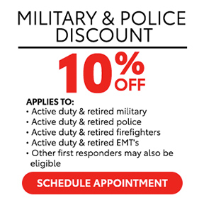 Military and Police Discount 10% Off