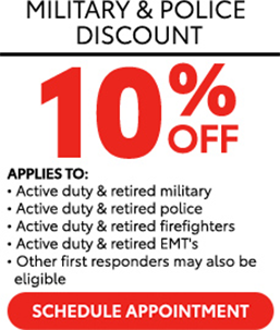 Military and Police discounts