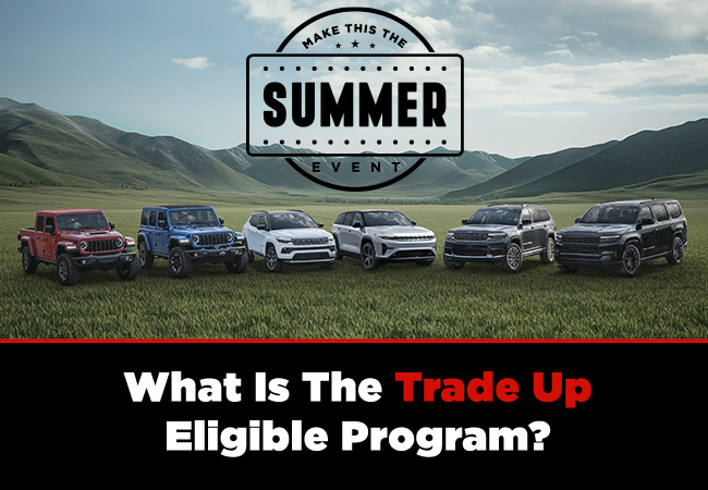 What is the trade up eligible program