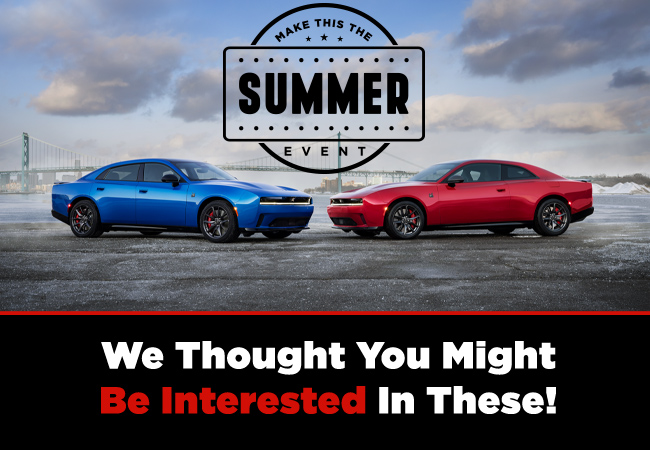 Make this the summer event - we thought you might be interested in these