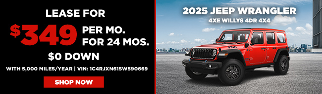 2025 Jeep Wrangler 4xe Willys 4dr 4x4 offer