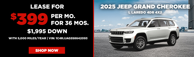 2025 Jeep Grand Cherokee L Laredo 4dr 4x2 offer
