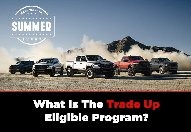 What is the trade up eligible program