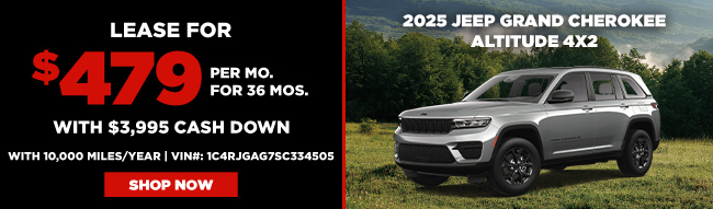 2025 Jeep Grand Cherokee offer