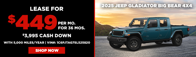 special offers on Jeep Gladiator