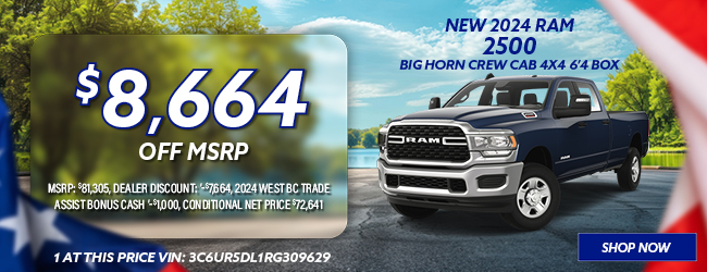 2024 Ram 2500 offer