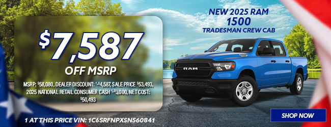 2025 Ram 1500 offer