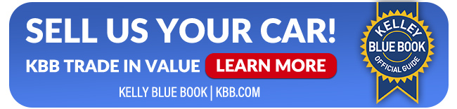 sell us your car, learn your KBB trade value now