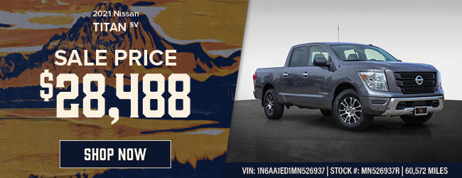 used 2021 Nissan Titan SV offer