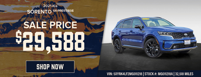 used 2021 Kia Sorento SX-Prestiege offer