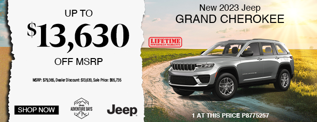 no payments for 90 days on select Jeep Dodge and RAM models