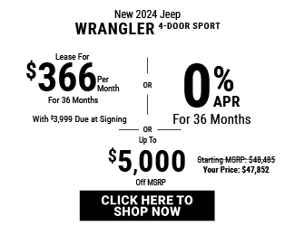 Jeep Wrangler offer