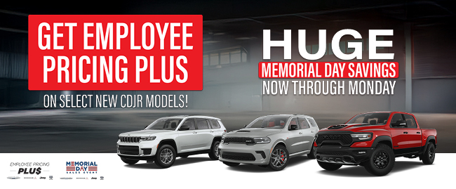Memorial Day Savings at Tallahassee CDJR