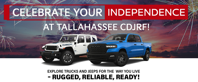 Celebrate your independence at Tallahassee CDJR