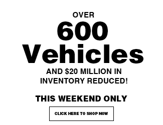 Over 600 New Vehicles