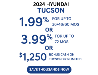 Hyundai Tucson special offer