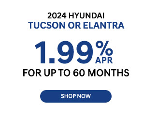 Hyundai Tuscon or Elantra offer