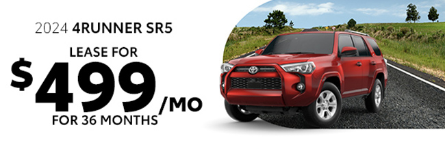 special offer on Toyota 4RUNNER